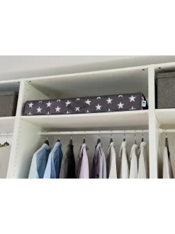 Organizer w kolorze szarym na papier prezentowy - 90 x 12 x 30 cm