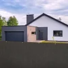 Osłona prywatności w kolorze szarym - 1000 x 150 cm - 220 gr/m²