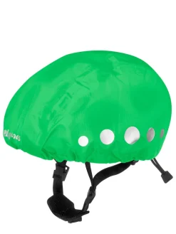 Osłona przeciwdeszczowa w kolorze jaskrawozielonym na kask