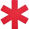 Osłonki patelni (3 szt.) w kolorze czerwonym - Ø 35 cm