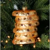 Ozdoba choinkowa "Cookie Stack" w kolorze złotym - wys. 9,5 cm