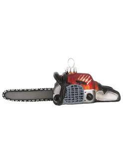 Ozdoba choinkowa w kolorze czarno-czerwonym - szer. 14 cm