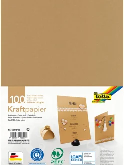 Papier kraftowy (100 szt.) w kolorze brązowym - A4