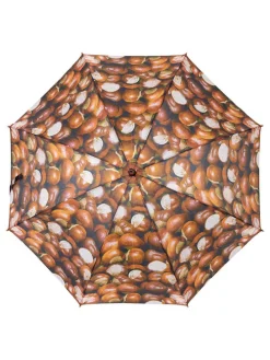 Parasol "Chestnut" w kolorze jasnobrązowym - Ø 105 cm