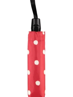 Parasol "Knirps Fiber T21 Duomatic" w kolorze czerwono-białym