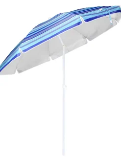 Parasol przeciwsłoneczny w kolorze niebieskim- wys. 190 x Ø 180 cm