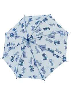 Parasol w kolorze błękitnym
