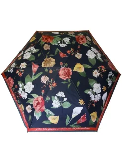 Parasol w kolorze czarnym ze wzorem - Ø 95 cm