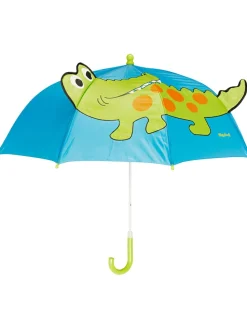 Parasol w kolorze niebiesko-zielonym