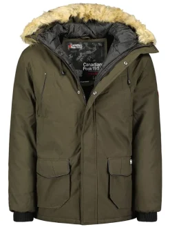 Parka "Claudeak" w kolorze khaki