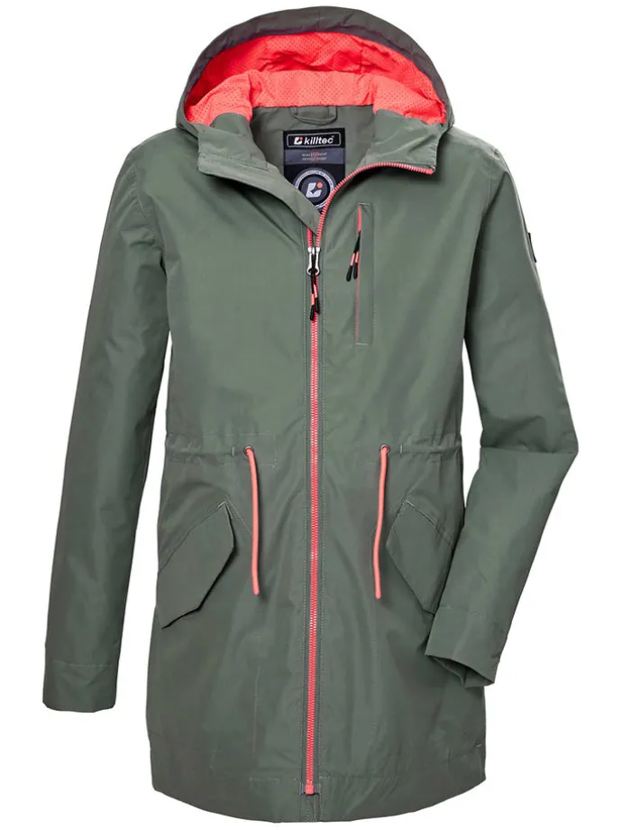 Parka funkcyjna "Kos 148" w kolorze oliwkowym