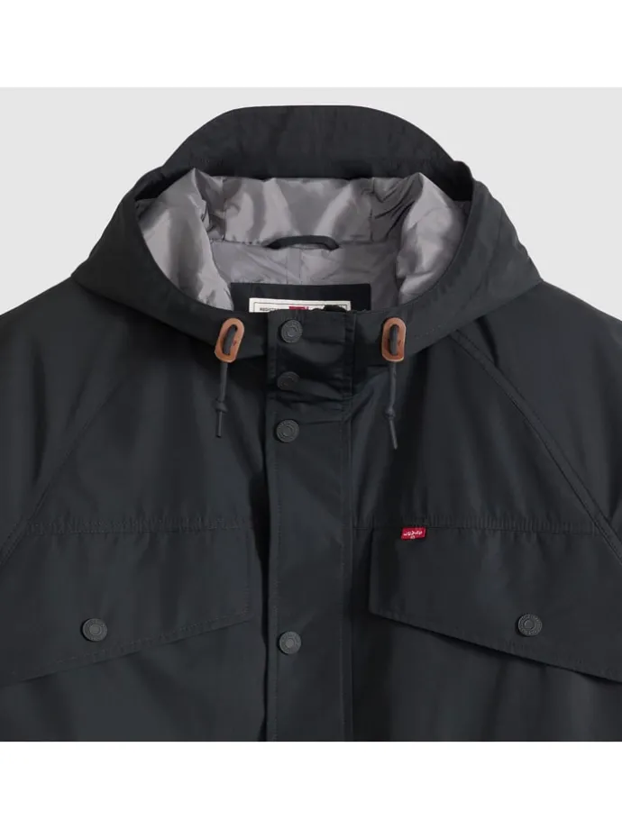 Parka w kolorze czarnym