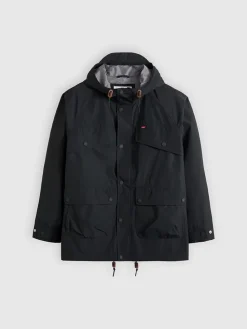 Parka w kolorze czarnym