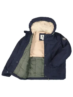 Parka w kolorze granatowym