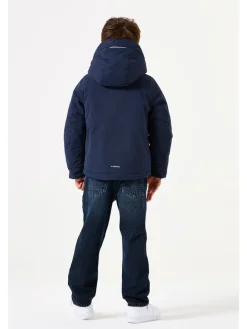 Parka w kolorze granatowym