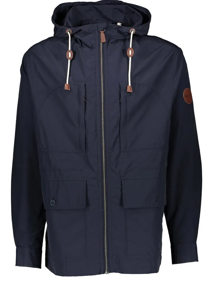 Parka w kolorze granatowym