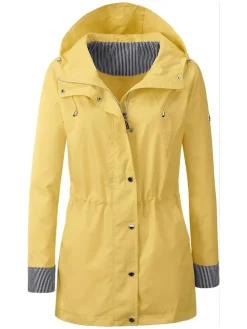 Parka w kolorze żółtym