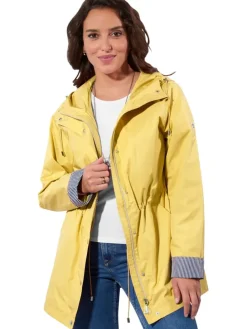 Parka w kolorze żółtym