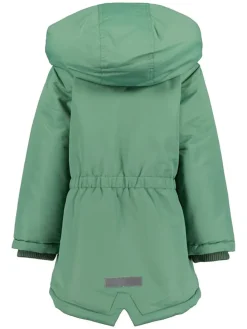 Parka w kolorze zielonym
