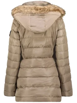 Parka zimowa "Anieseak" w kolorze beżowym