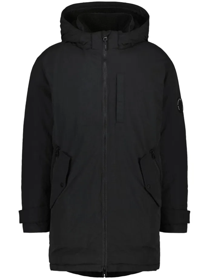 Parka zimowa "Noel" w kolorze czarnym