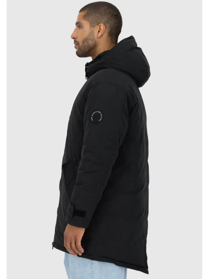 Parka zimowa "Noel" w kolorze czarnym