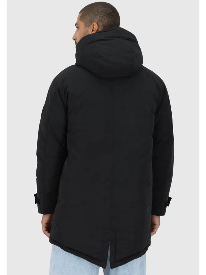 Parka zimowa "Noel" w kolorze czarnym