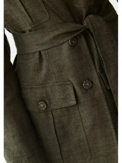 Płaszcz przejściowy w kolorze khaki