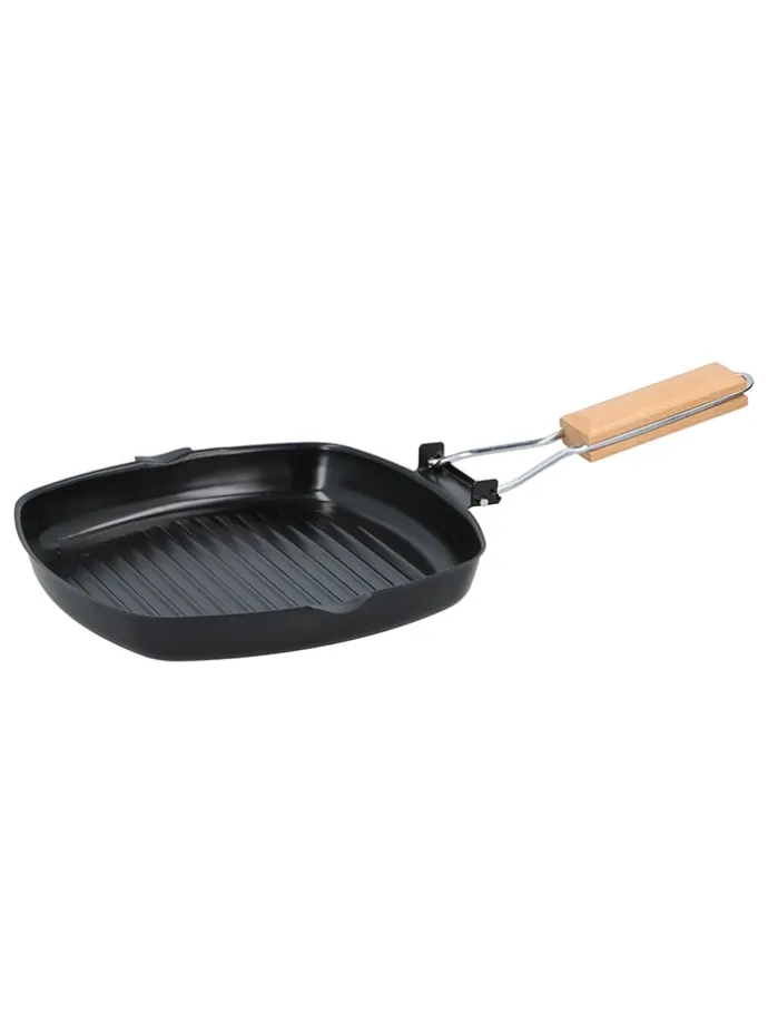Patelnia grillowa w kolorze czarnym - Ø 24 cm