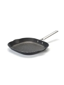 Patelnia grillowa w kolorze czarnym - Ø 28 cm