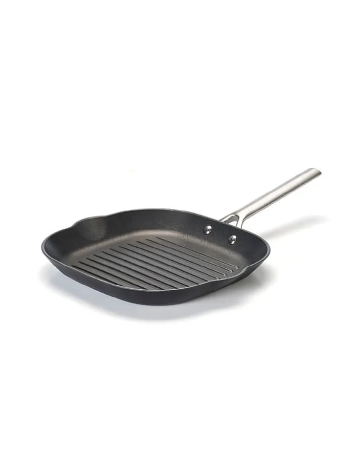 Patelnia grillowa w kolorze czarnym - Ø 28 cm