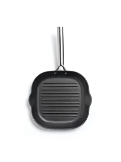 Patelnia grillowa w kolorze czarnym - Ø 28 cm