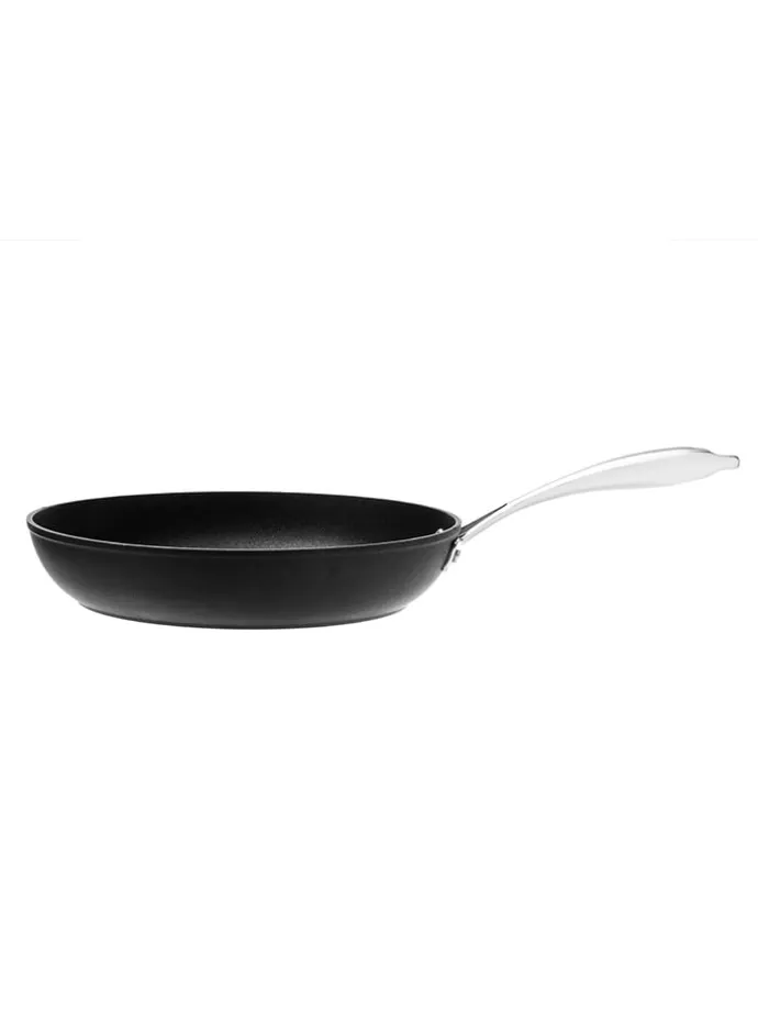 Patelnia w kolorze srebrno-czarnym - Ø 28 cm