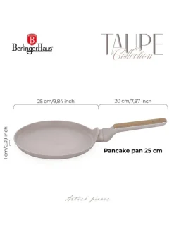 Patelnia w kolorze szarobrązowym do naleśników - Ø 25 cm