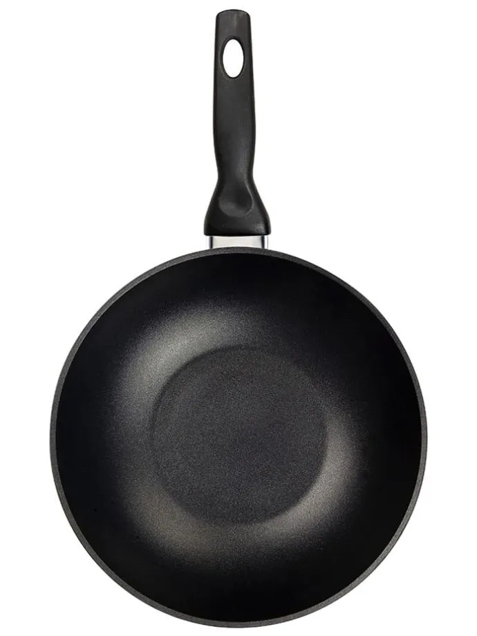 Patelnia wok "Panarena" w kolorze czarnym - Ø 28 cm