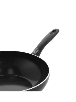 Patelnia wok "Prime" w kolorze czarnym - Ø 25 cm