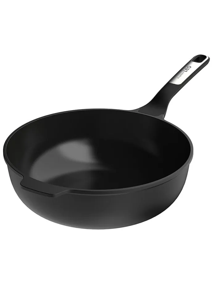 Patelnia wok w kolorze czarnym - Ø 24 cm