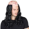 Peruka "Brain'' w kolorze czarnym