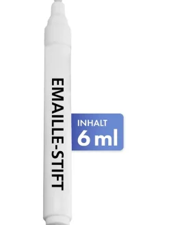 Pisak emaliowany w kolorze białym - 6 ml