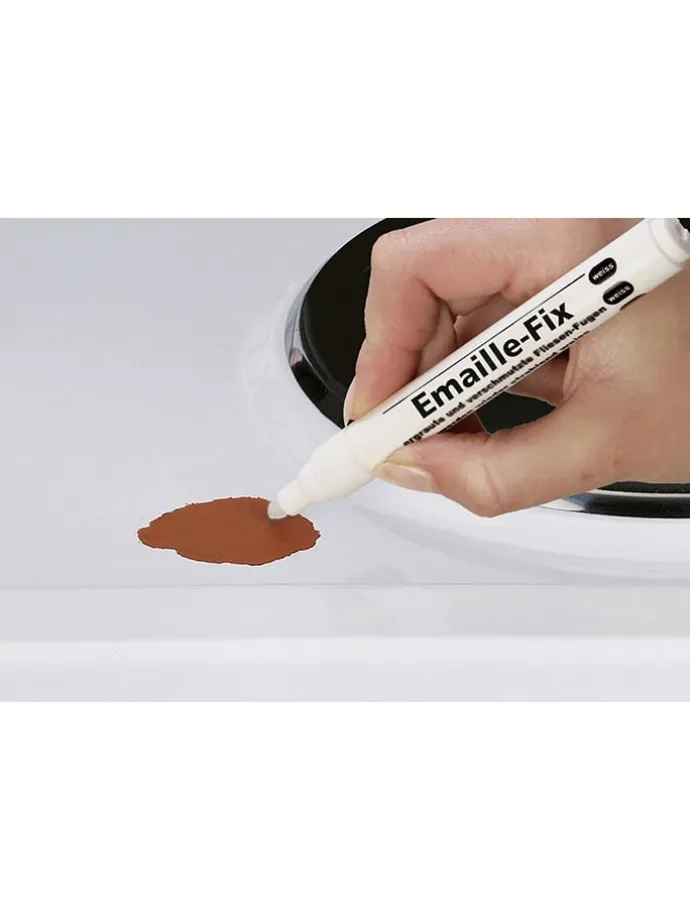 Pisak emaliowany w kolorze białym - 6 ml