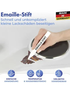 Pisak emaliowany w kolorze białym - 6 ml