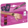 Pisaki (4 szt.) do tatuowania - 6+