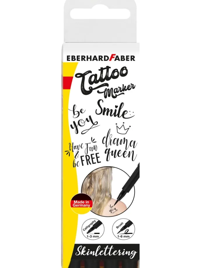 Pisaki (4 szt.) "Skinlettering" do tatuażu