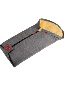 Śpiworek wełniany "Iglu" w kolorze antracytowym - 93 x 45 cm