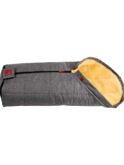Śpiworek wełniany "Iglu" w kolorze antracytowym - 93 x 45 cm
