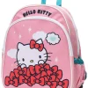 Plecak "Hello Kitty" w kolorze jasnoróżowym - 27 x 32 x 12 cm