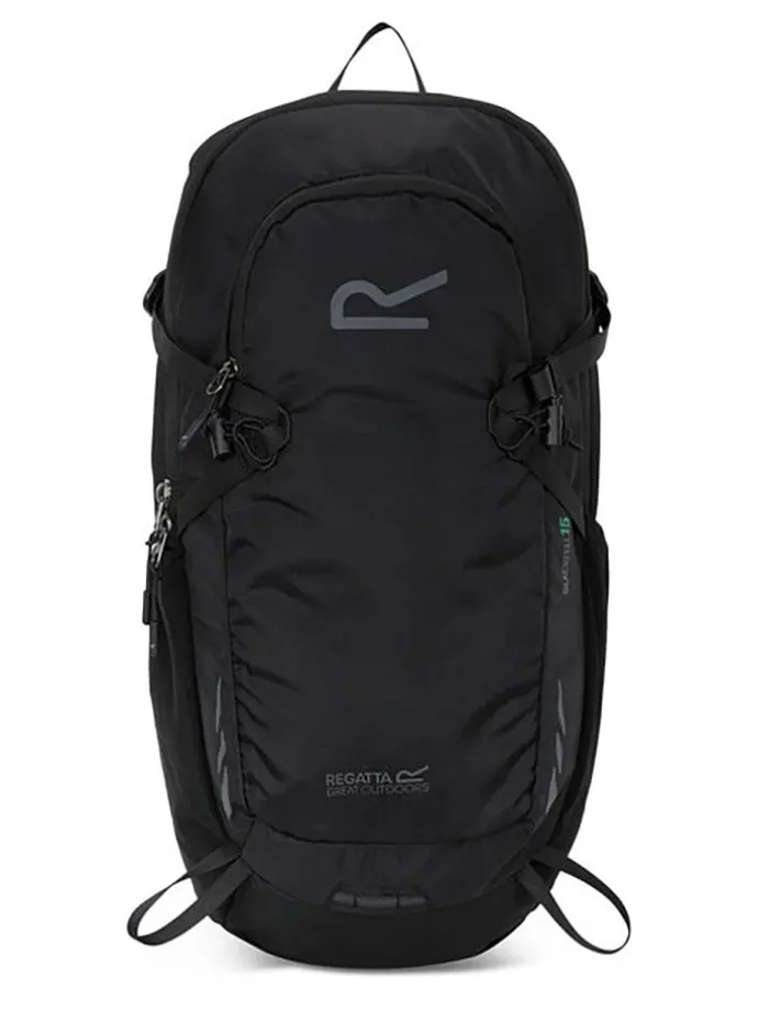 Plecak outdoorowy "Blackfell IV" w kolorze czarnym - 15 l