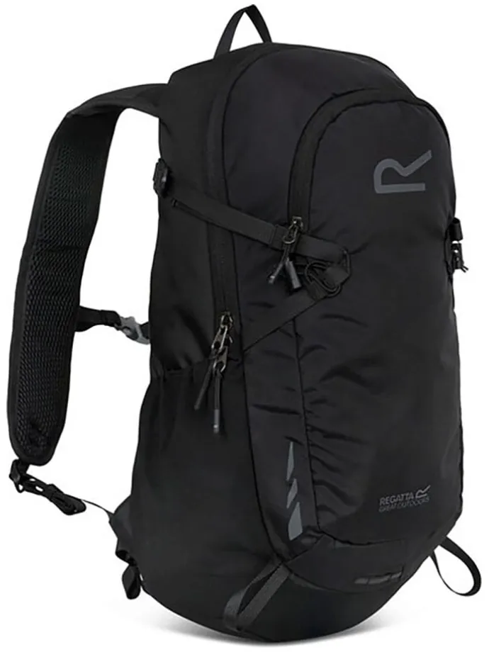 Plecak outdoorowy "Blackfell IV" w kolorze czarnym - 15 l