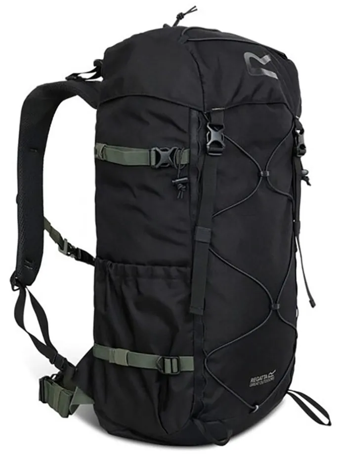 Plecak outdoorowy "Survivor V" w kolorze czarnym - 35 l