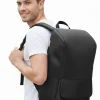 Plecak "Somfy" w kolorze czarnym - 29 x 36 x 13 cm
